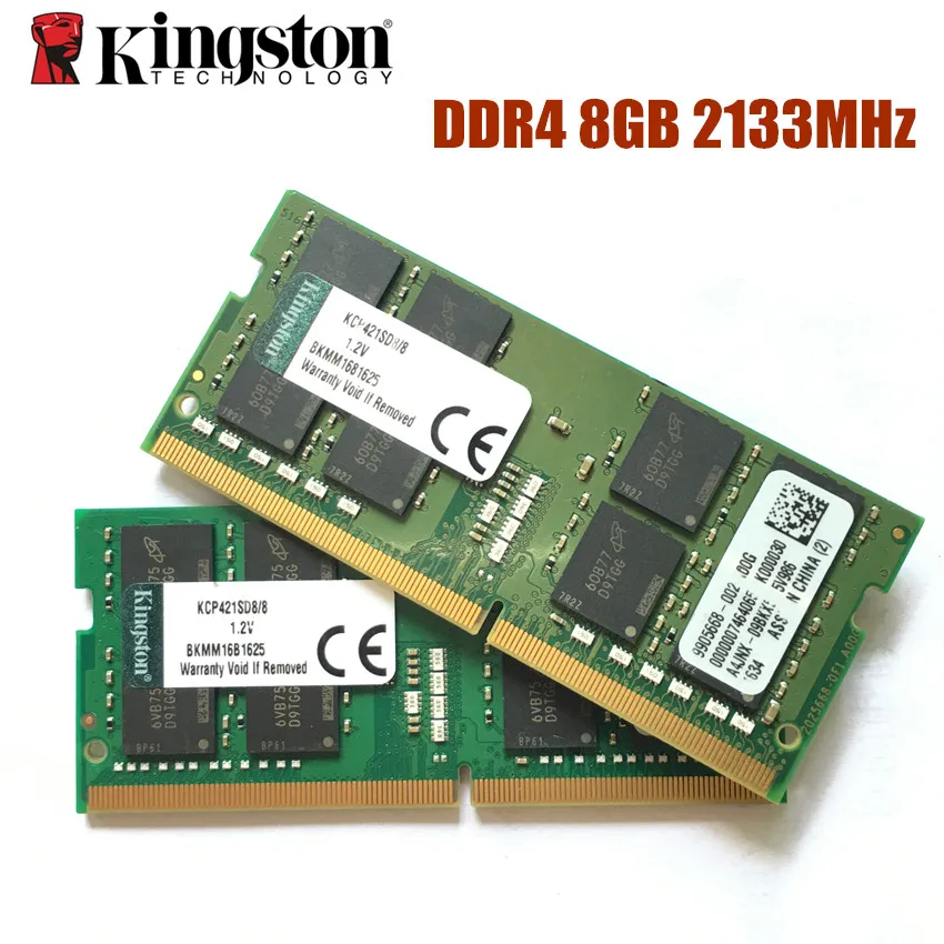 Оперативная память для ноутбука Kingston DDR4 4 ГБ 8 16 2133 2400 оригинальная оперативная