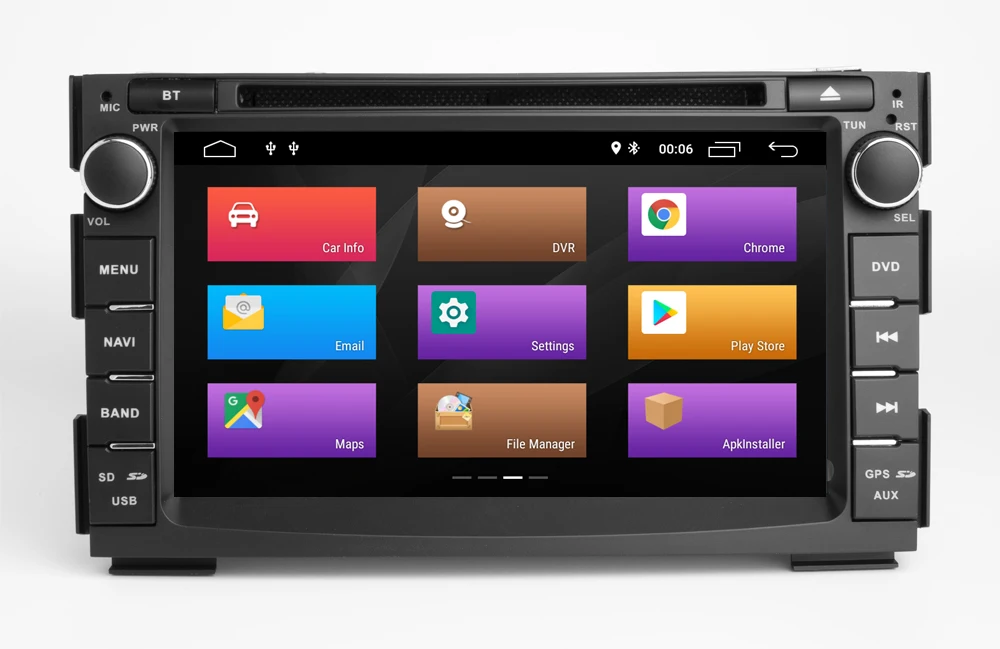 7 дюймовый Android 9 0 четырехъядерный автомобильный DVD GPS плеер для KIA CEED VENGA авто радио