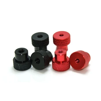 

M4 High head Knurled Nuts Thumb Reticulate Adjust Nut Multicolour Aluminum alloy 4PCS