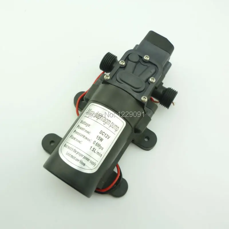 

15W 1.5L/min automatic pressure switch type 12v dc water pump
