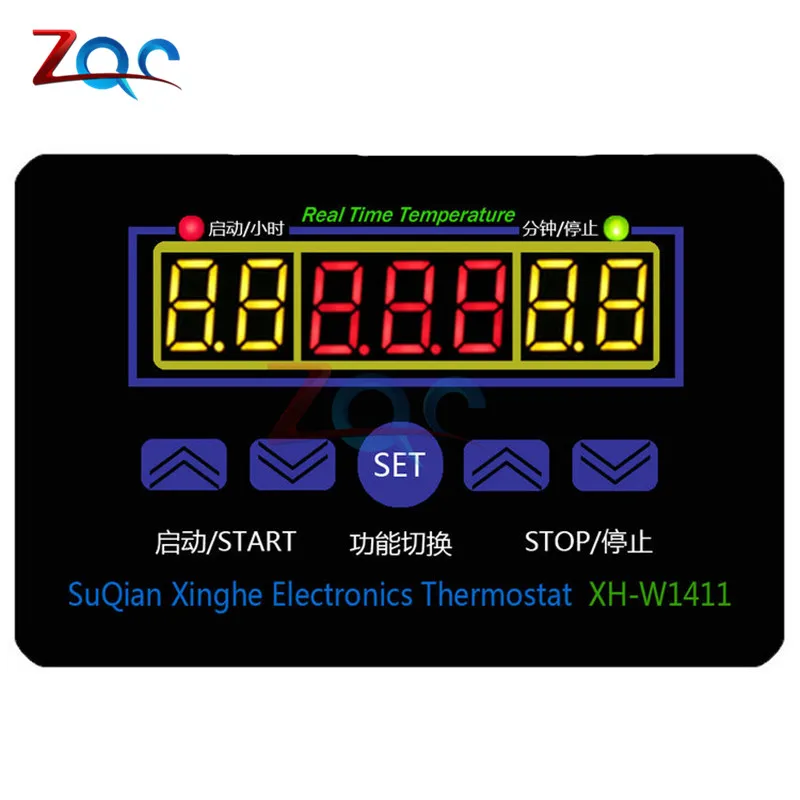 XH W1411 AC 220V Цифровой термостат температуры LCD Kontrol Schalter датчик 55 ~ 120 градусов