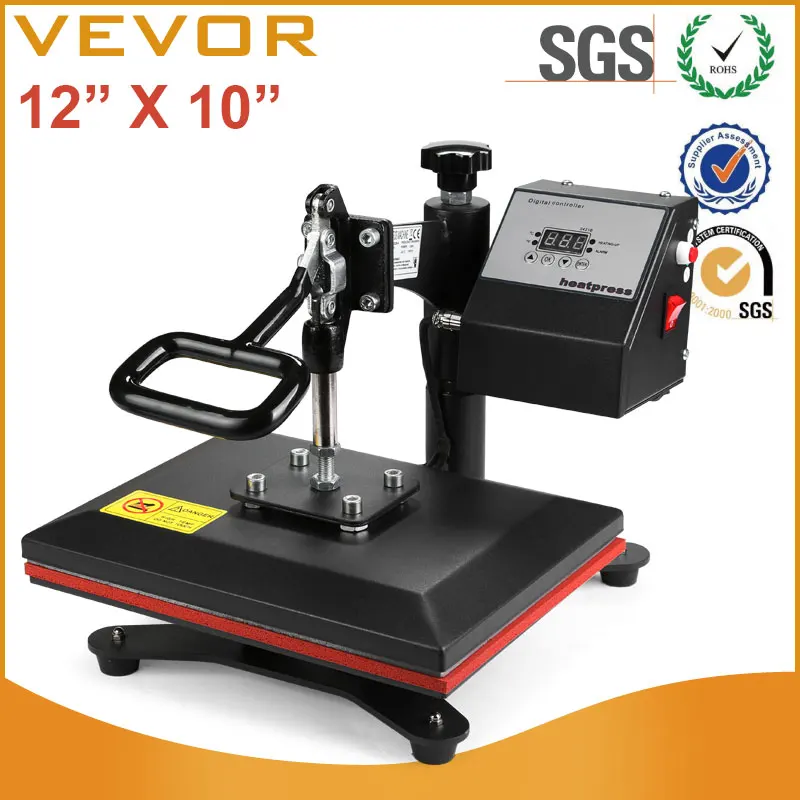 

Semi-automatic HEAT PRESS MACHINE T-SHIRT SUBLIMATION PRINTER TRANSFER 12"X10" PRESSING