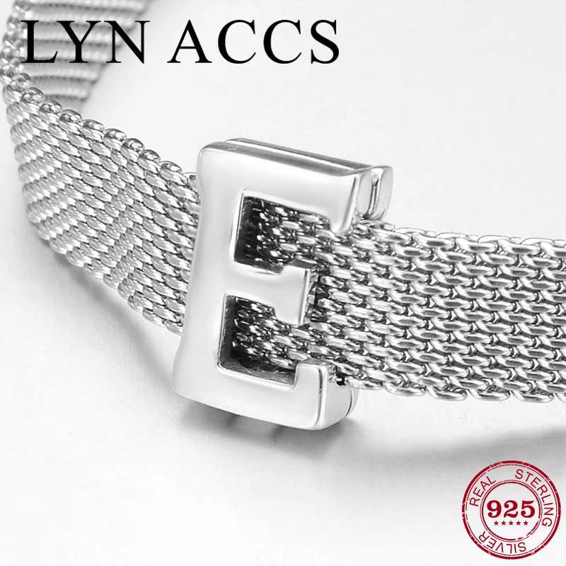 

2019 New 925 Sterling Silver Letter E Clips Beads for Jewelry making Fit Original Reflection Charm Watch Bracelet DIY Gift