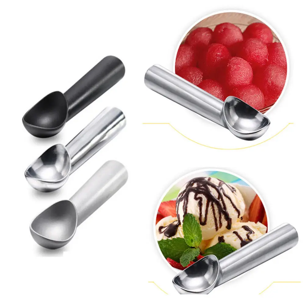Антипригарная антифризная кухонная ложка для мороженого алюминиевая с весенней