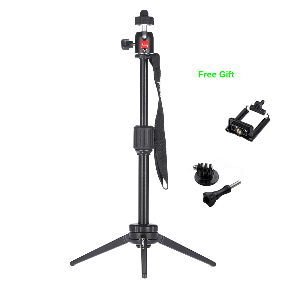 KT 200+BD 1 Portable Table Tripod Universal Aluminum Mini Tripod for