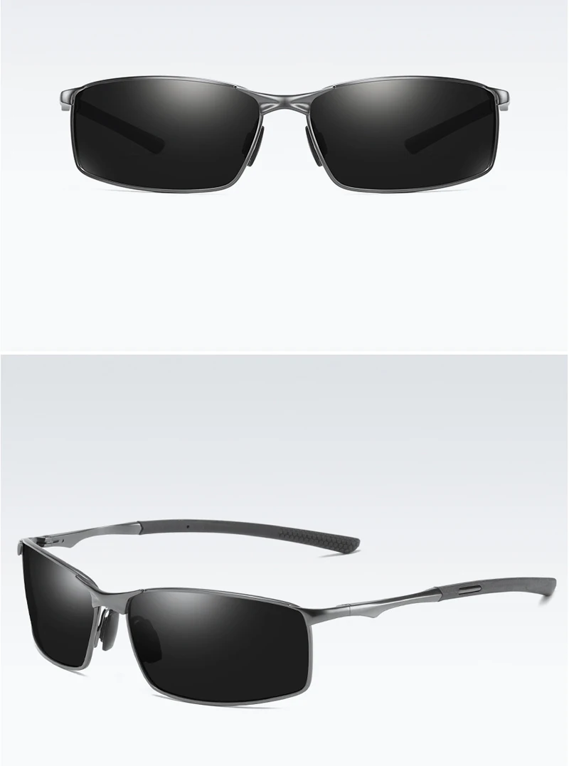 Rectangular Sunglasses Polarized Men detail (9)