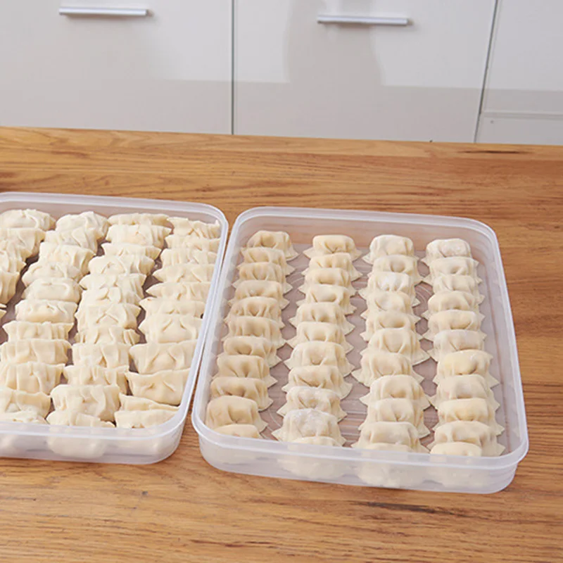 

2018 Dumpling Meat Pastry Food Box Storage Container Fresh Refrigerator Case Y