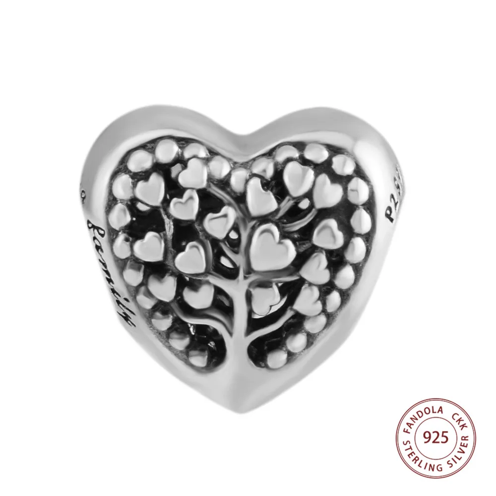 

Flourishing Hearts Charm 925 Sterling Silver Beads for Jewelry Making Fits Women Bracelets Charms Silver 925 Original Jewelry