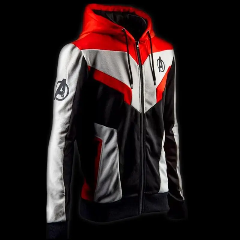 2019 New Movie Avengers Endgame Sweatshirt Jacket Advanced Tech Hoodie Cosplay Costumes 1-1