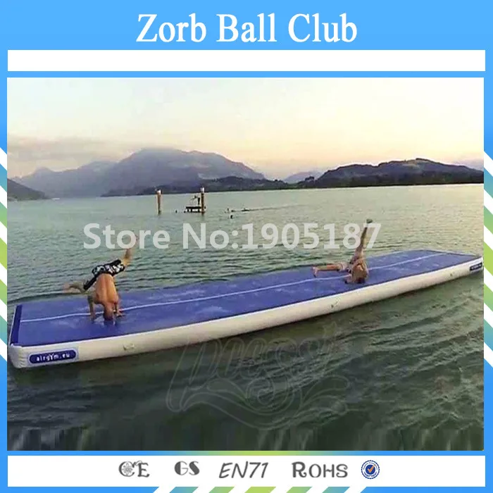 

Free Shipping 5x1x0.1m Different Color Water Mat Inflatable Airfloor For Gym Training