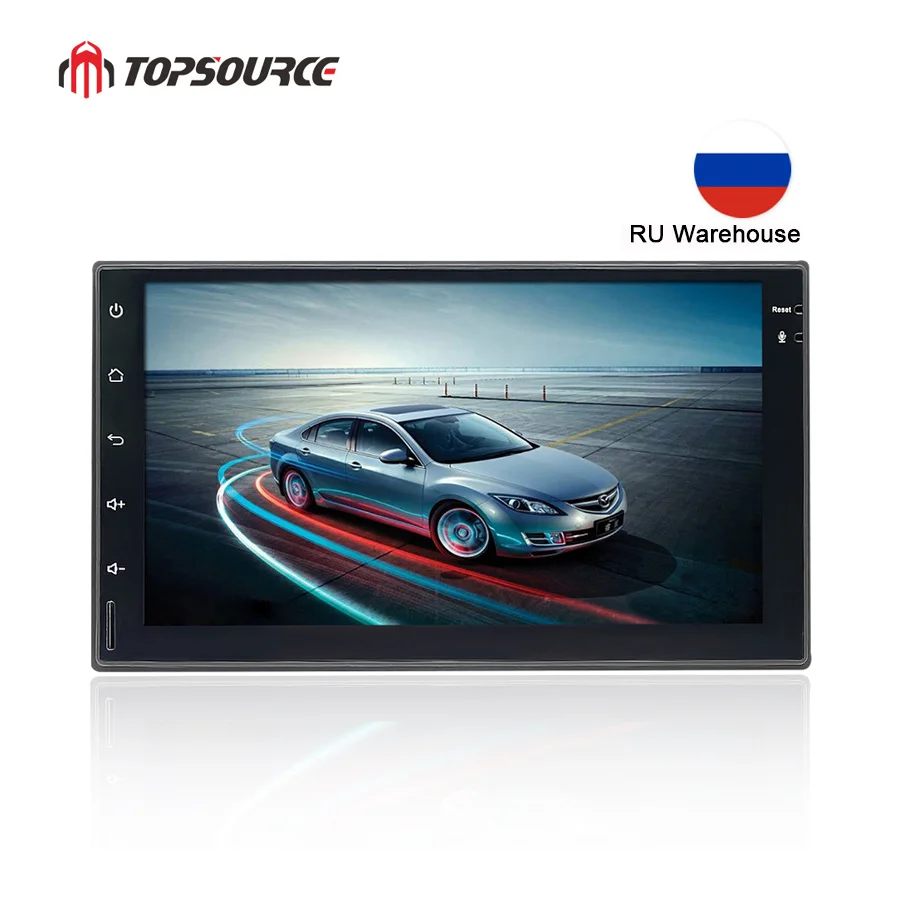 

TOPSOURCE Car Radio Player Universal 7 inch 2 din Android Auto radio player with RDS GPS bluetooth For VW NISSAN TOYOTA HONDA