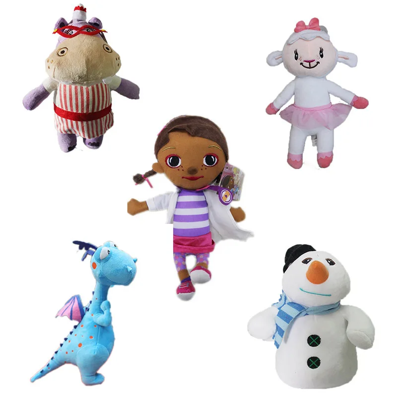 Плюшевые игрушки Doc McStuffins Dottie Бегемот Овцы плюшевые животные куклы Дети подарок