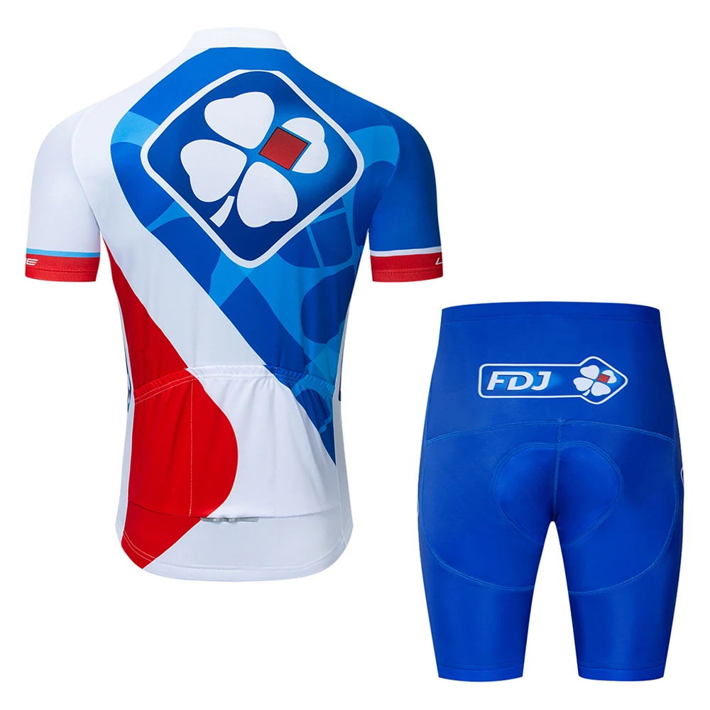 Новая велосипедная команда FDJ велосипедная одежда Maillot одежда для велоспорта велосипедная одежда