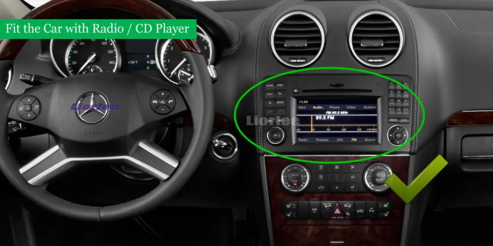 Perfect For Mercedes Benz GL X164 2007-2012 Car Android Player DVD GPS Navigation System HD Screen Radio Stereo Integrated Multimedia 3