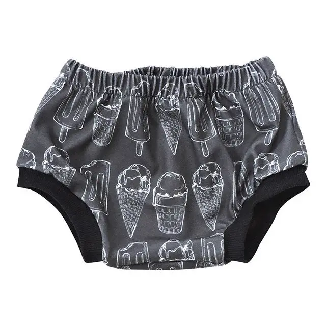 

Baby PP Short Pants Newborn Summer Girls Anchor Ice Cream Milk Pattern Covers Infant Toddlers Beach Shorts Bloomers
