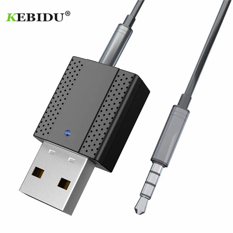 KEBIDU USB передатчик приемник беспроводной Bluetooth 5,0 адаптер 3,5 мм Мини AUX аудио приемник для автомобиля ТВ ПК Bluetooth приемник