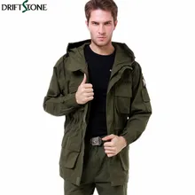 Мужская армейская военная куртка, хлопок, ВВС США, Тренч с капюшоном, куртки, осенняя мужская повседневная куртка, пальто