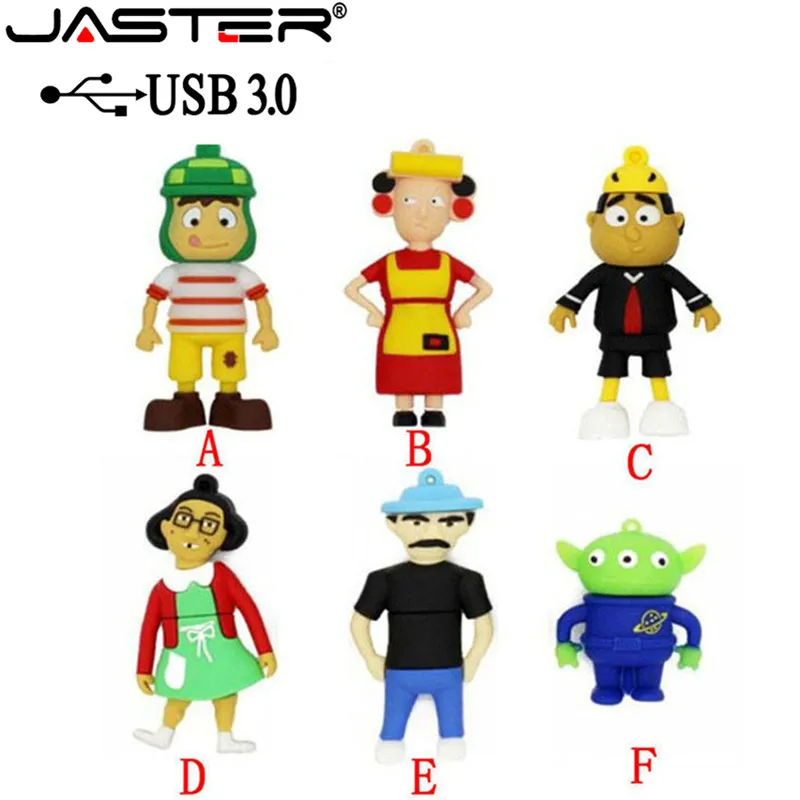 

JASTER 3.0 cartoon Toy Genuine USB 3.0 Memory Stick USB Flash Drive Pendrive 8GB 16GB 32GB Pen drive Solid boy free shipping