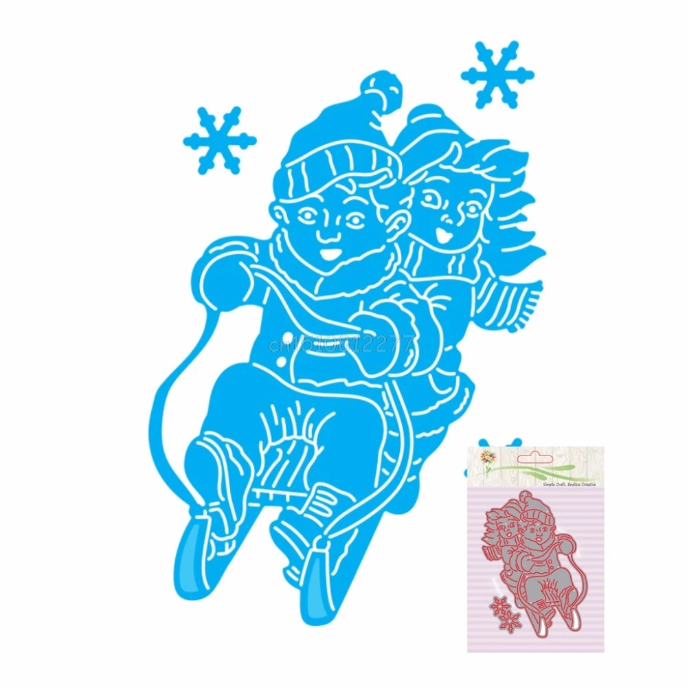 

Kids Cutting Dies Stencils Template Scrapbook Embossing Craft Christmas Decor