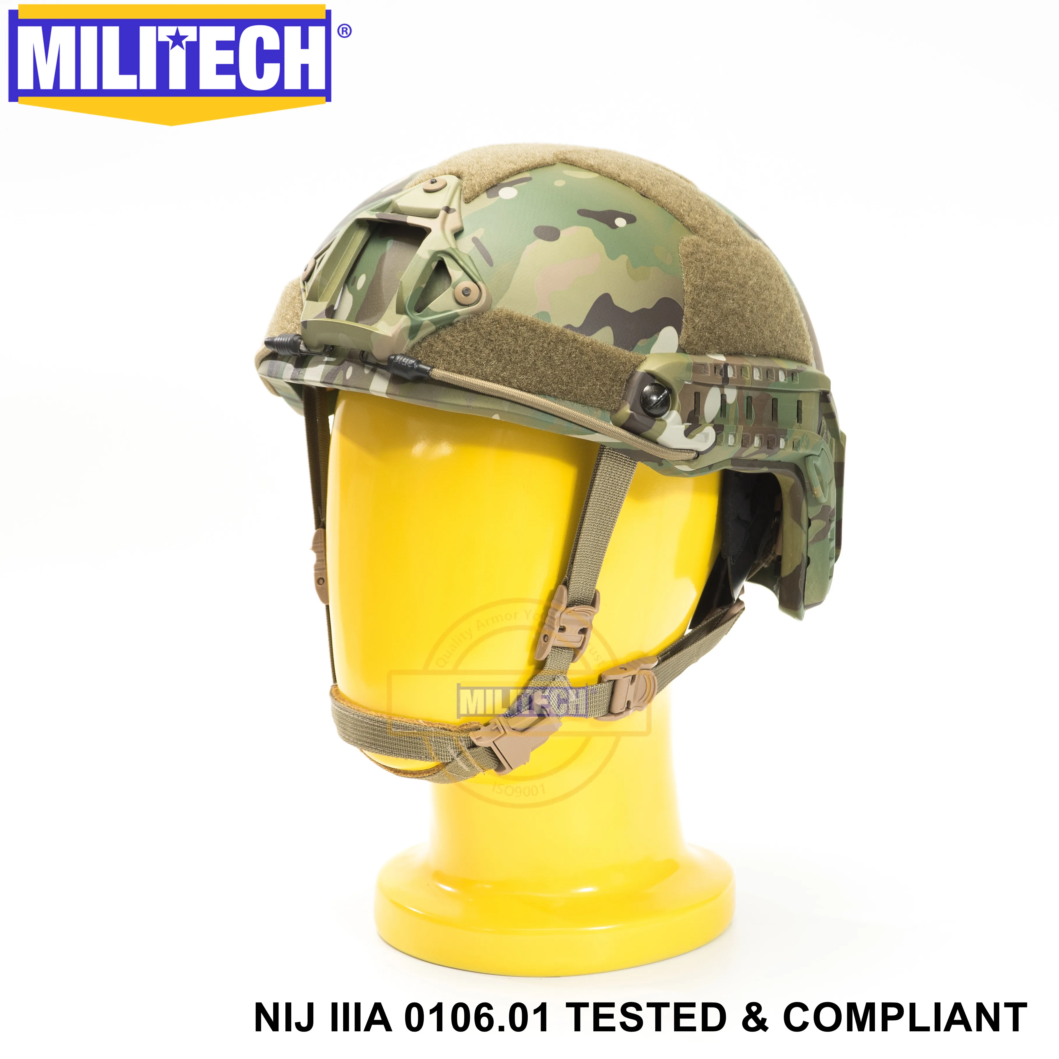 Militech Multicam OCC лайнер NIJ 3A IIIA Быстрый пуленепробиваемый шлем и козырек Набор сделок