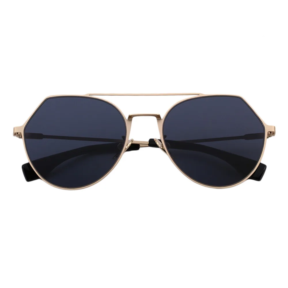 Lightweight Women Round Shape Sunglasses Metal Frame Fashionable Travel