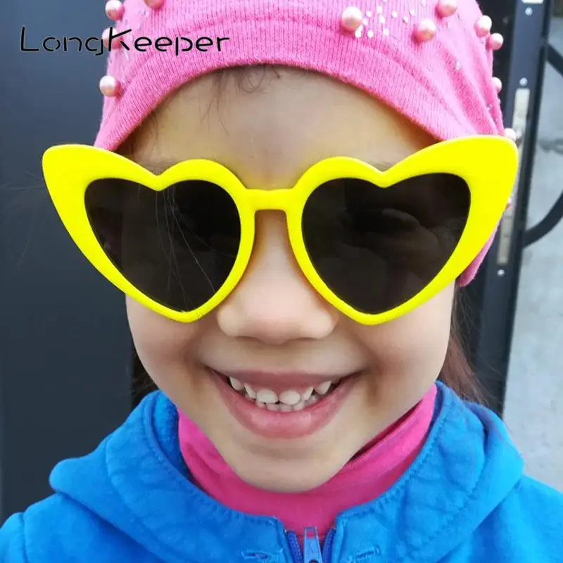 LongKeeper TR90 Поляризационные детские солнцезащитные очки кошачий глаз в форме