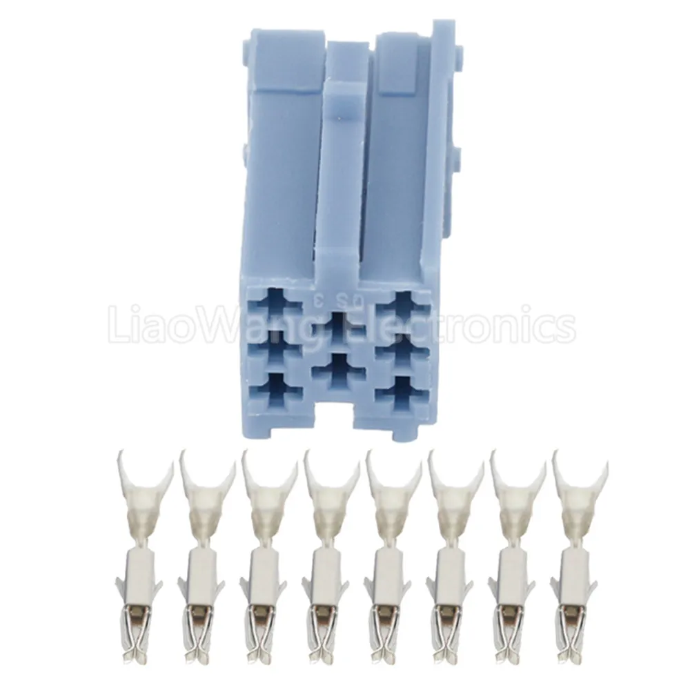 10 Sets 8 Pin hood car harness connector automotive plug with terminal DJ7082YA 1.5 21connector