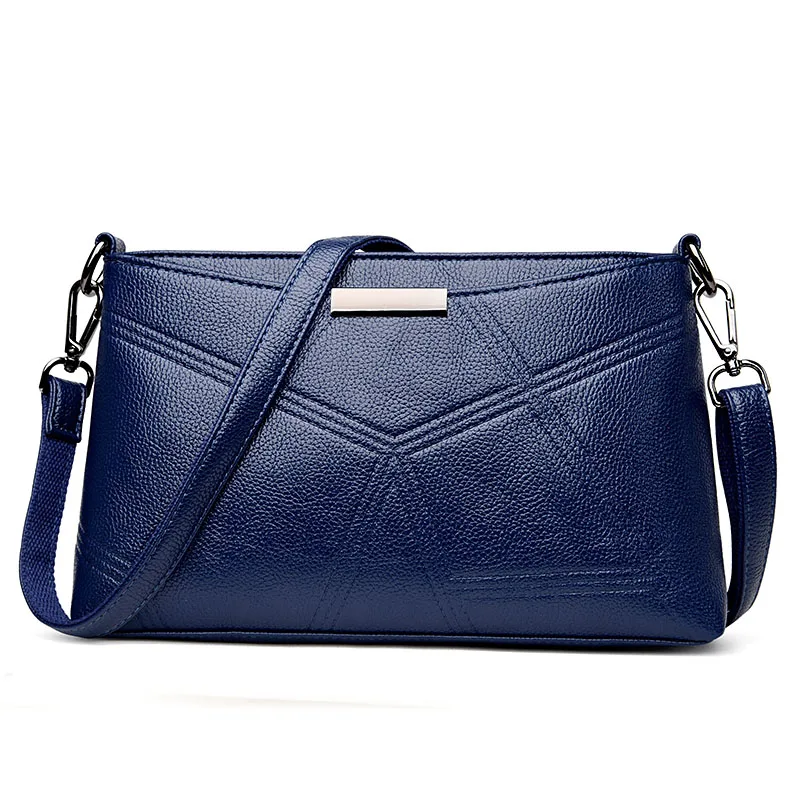 

Female handbag 2017 New Patchwork Messenger Bag High Quality Artificial Leather Shoulder Crossbody Bags