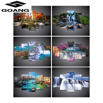 

diamond Embroidery 5d diy Diamond Painting landscape cross Stitch kits beautiful Waterfall scenery rhinestones Mosaic home decor