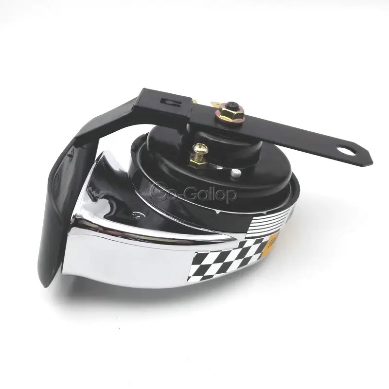 Motorcycle 510Hz Chrome Sports Horn For Honda Shadow Spirit VT750 VT1100 VT700/Yamaha V-Star XVS 650 1100 Silverado motorcycle horn