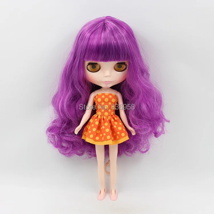 

Nude Doll For Series No.230BL1049732 purple hair wavy hair long hair
