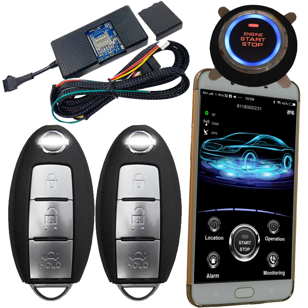 

cardot oil cutting function and anti-hijacking alarm function gps car alarm