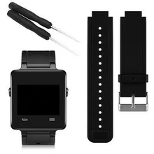 Сменный силиконовый браслет, браслет на запястье, поддерживающий ремешок, спортивный безопасный для Garmin Vivoactive, умный браслет с инструментами