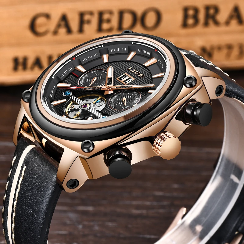 العسكرية للماء الميكانيكية ووتش الرجال ييج أعلى luxuryBrand toCreate a StylishCasual الرجال والنساء ساعات Montre أوم