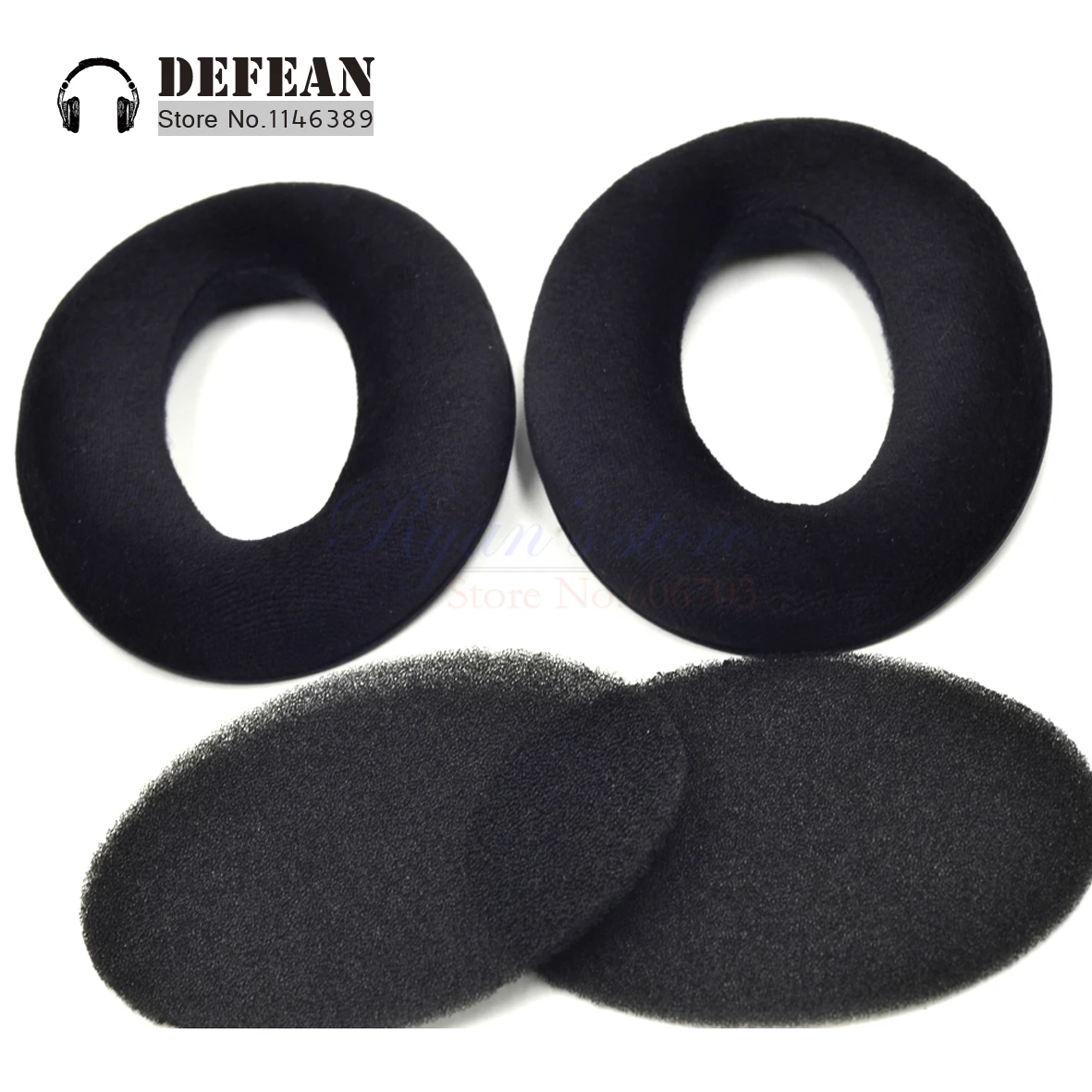 Substitution Cushioned Ear Pads For Sennheiser Pc 360 Pc360 G4me Headphones Ear Pad For Sennheiser Ear Padscushion Ear Pads Aliexpress