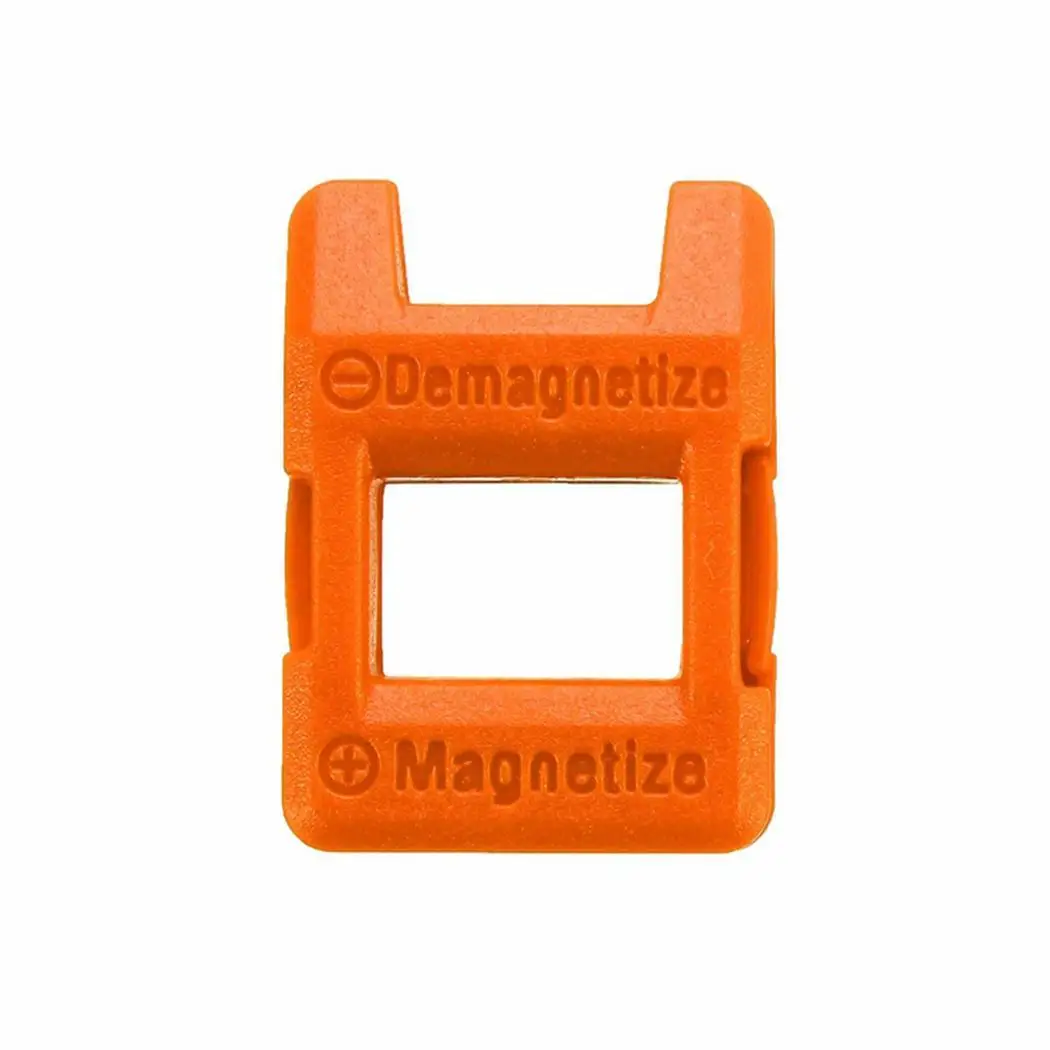 Маленький магнитный шуруповерт двойного назначения магнетизатор инструмент для размагничивания желтый, красный, оранжевый, зеленый, черный