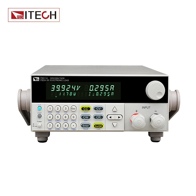 ITECH IT8511+ 120 В/30A/150 Вт одноканальный программируемый электронная нагрузка DC электронная нагрузка