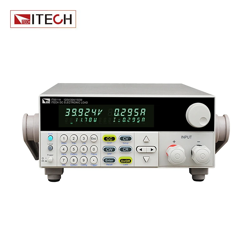 

ITECH IT8511+ 120V/30A/150W Single-Channel Programmable Electronic Load DC Electronic Load