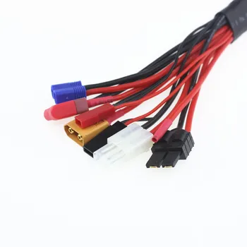 

Official smarian Smart Electronics 4.0mm Banana Connector To Tamiya Dean Futaba TRX XT60 EC3 JST Multi Function Charger Lead R