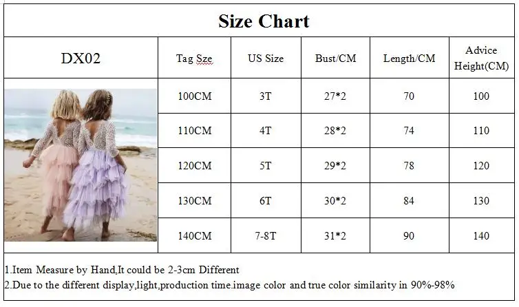 DX02-Size Chart