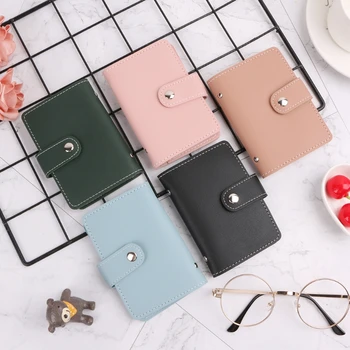 

Women Men Pocket Business ID Credit Card Wallet Holder Organizer for 24 Cards