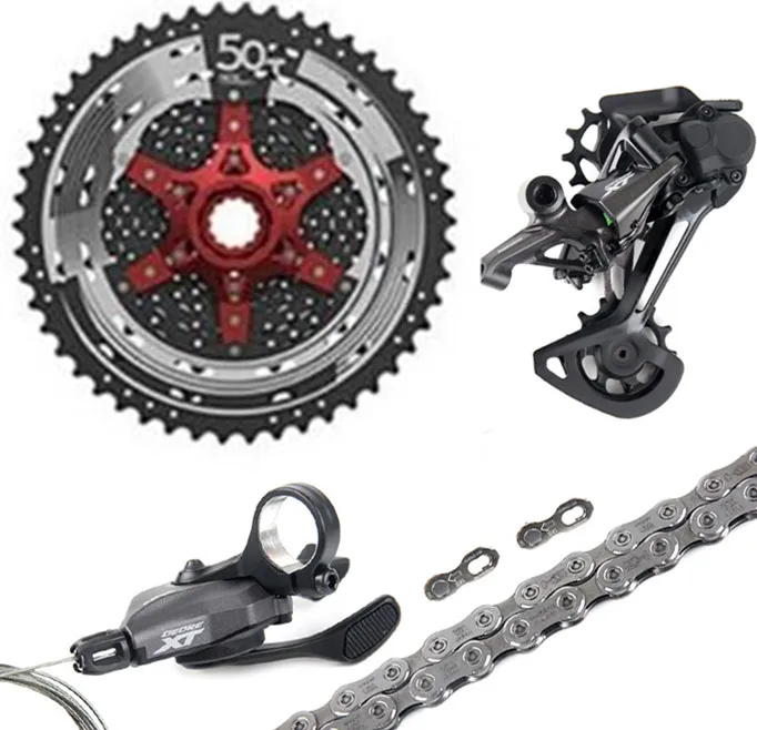 DEORE XT M8100 12s MTB велосипедный триггерный переключатель передач + задний YBN цепь