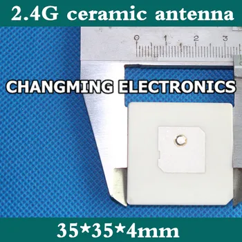 

2.4G ceramic antenna 35*35*4mm 6dbi WIFI built-in antenna Bluetooth antenna ZigBee antenna(working 100% Free Shipping)50PCS