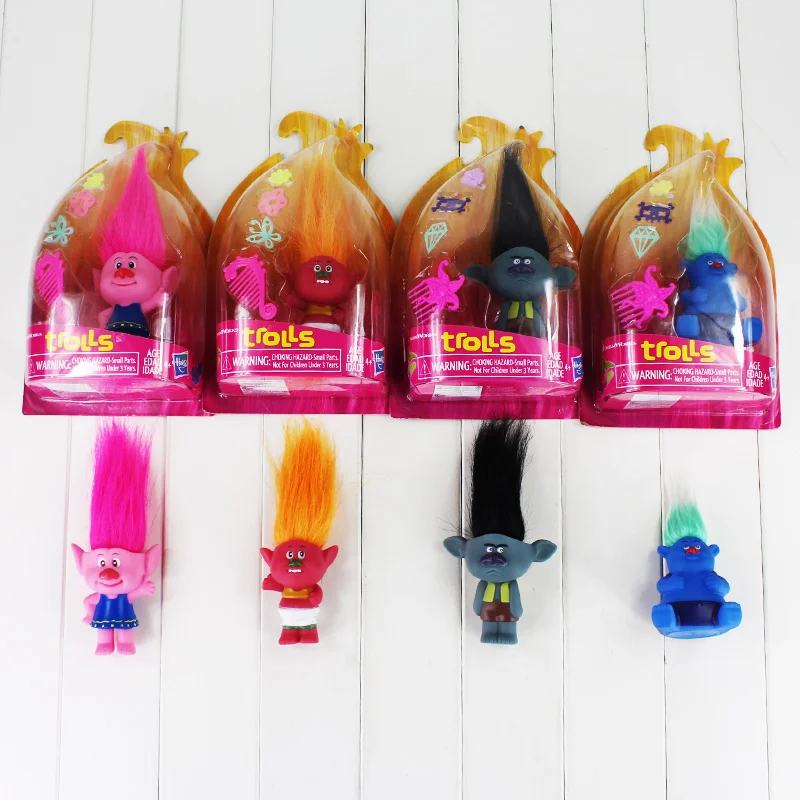 

1pc 19cm Movei Trolls PVC Action Figure Model Collection Toy Christmas Gift For Kids