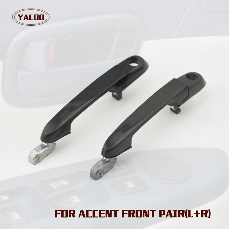 1 пара ручек для входной двери HYUNDAI ACCENT 2007 2011 2008 2009 2010 2011|door handle|outside door handleaccent handle |