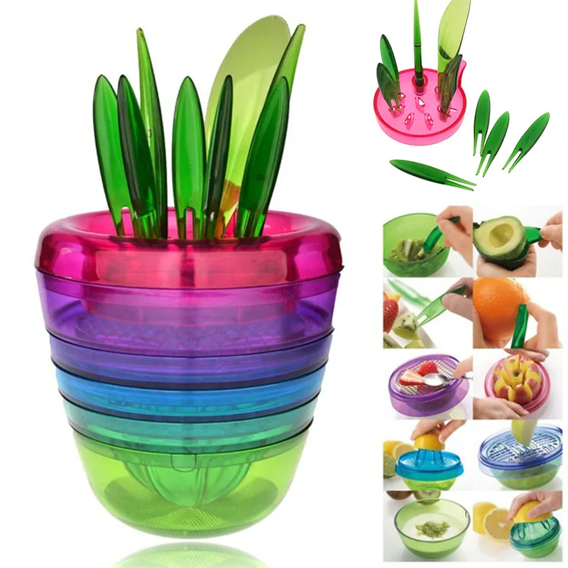 1 Pc Fruit Chopper Salad Machine Multifunctional Fruit Slicer Chopping Device Set Cooking Tools Kitchen Accessories