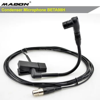 

Free Shipping ,BETA98H Wired condensor Microphone for PGX1 SLX1 bodypack ,microfone,microfono,BETA98H Mikrofon,Microphone