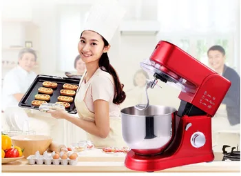 

Automatic dough mixer egg mixer 5.5L 8 Gears 304 Stainless Steel egg whisk electric Dough Mixer Dough Kneading bakery equipment