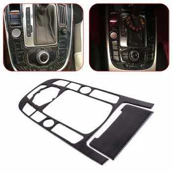 

DWCX Carbon Fiber Strip Gear Shift Control Center Panel Cover and Ashtray CoverTrim Fit for Audi A4 A5