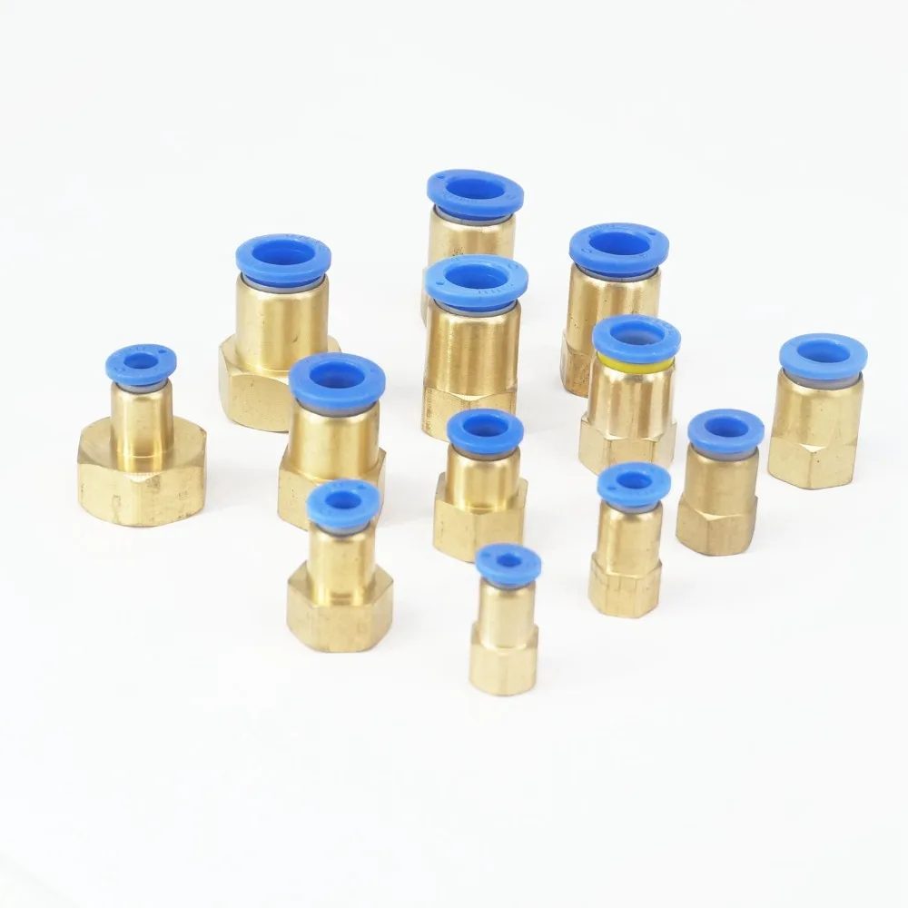5 шт. быстросъемный Пневматический фитинг 1/4 &quot3/8&quot 1/2 &quotBSP гнездо для трубки O/D